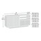 Sauder East Rock Credenza Ao , Accommodates up to a 65 in. TV weighing 70 lbs 431761 - alternate 3